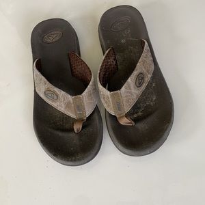 Men’s REEF flip flop bargain size not on shoe pretty sure they are size 10